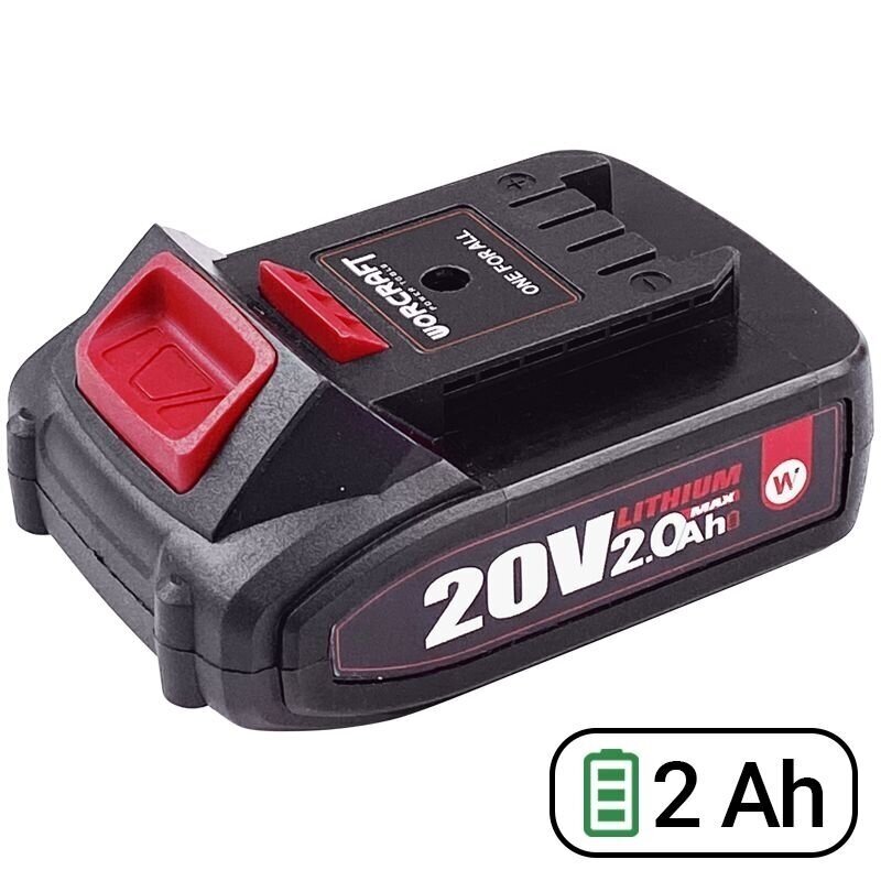 Akumuliatorius akum.įrankiams WORCRAFT 20V 2.0Ah LI-ION