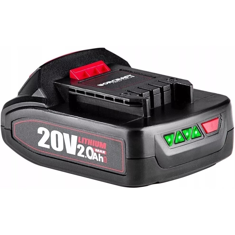 Akumuliatorius akum.įrankiams WORCRAFT 20V 2.0Ah LI-ION 2
