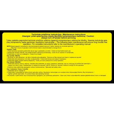 Oro kompresorius 180L 660L/min 12.5bar 3