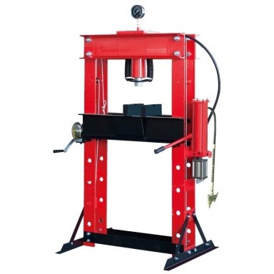 PNEUMATINIS / HIDRAULINIS PRESAS SU MANOMETRU 40T